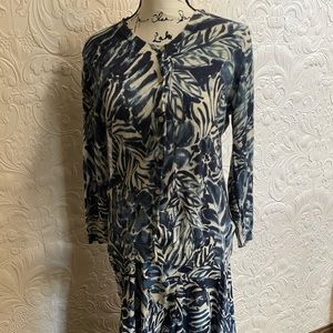 Ralph Lauren sweater and skirt Blue and cream